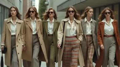 مجموعة من النساء اللواتي يرتدين قطع الأزياء الكلاسيكية (lexica)