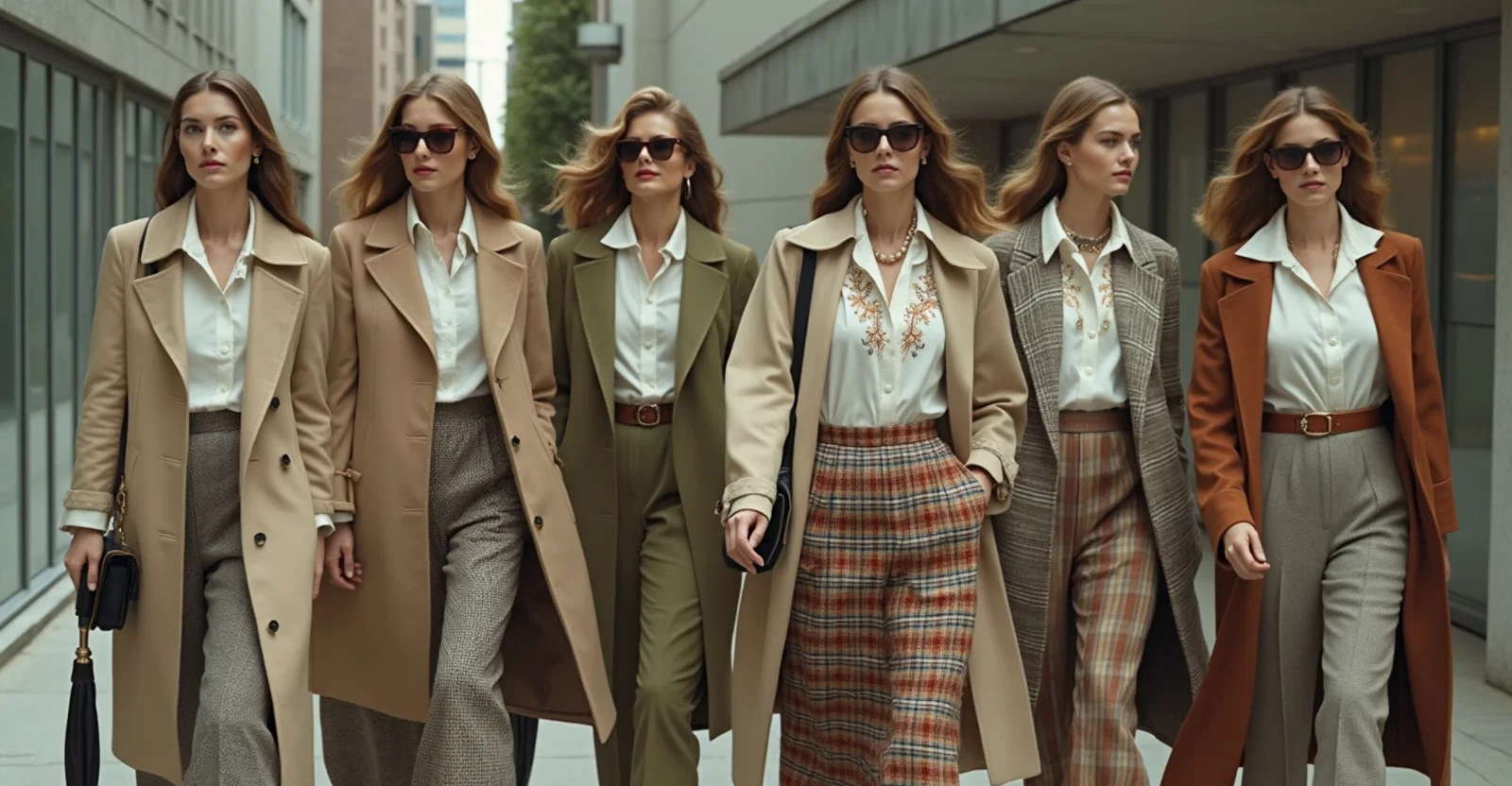 مجموعة من النساء اللواتي يرتدين قطع الأزياء الكلاسيكية (lexica)