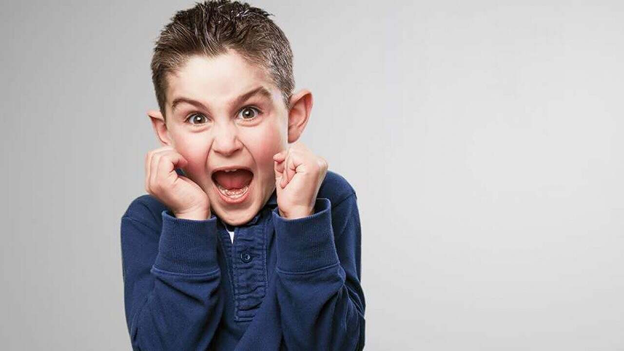 صوت الطفل العالي