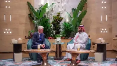 الأمير محمد بن سلمان والرئيس الأمريكي الأسبق