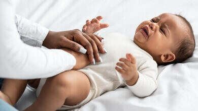 المغص عند الرضع