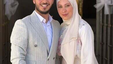 الوليد مقداد وزوجته نور