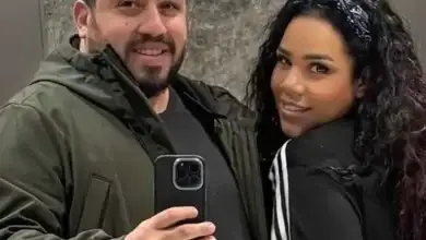 شيماء سيف وزوجها كارتر