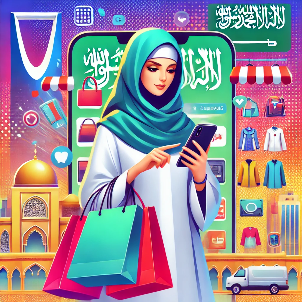 التسوق الالكتروني بالسعودية