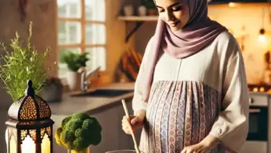 تغذية المرأة الحامل في رمضان