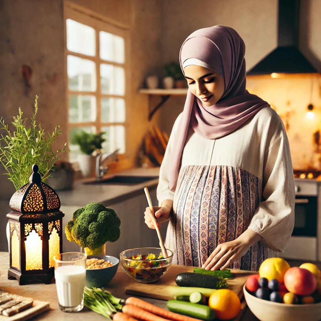 تغذية المرأة الحامل في رمضان