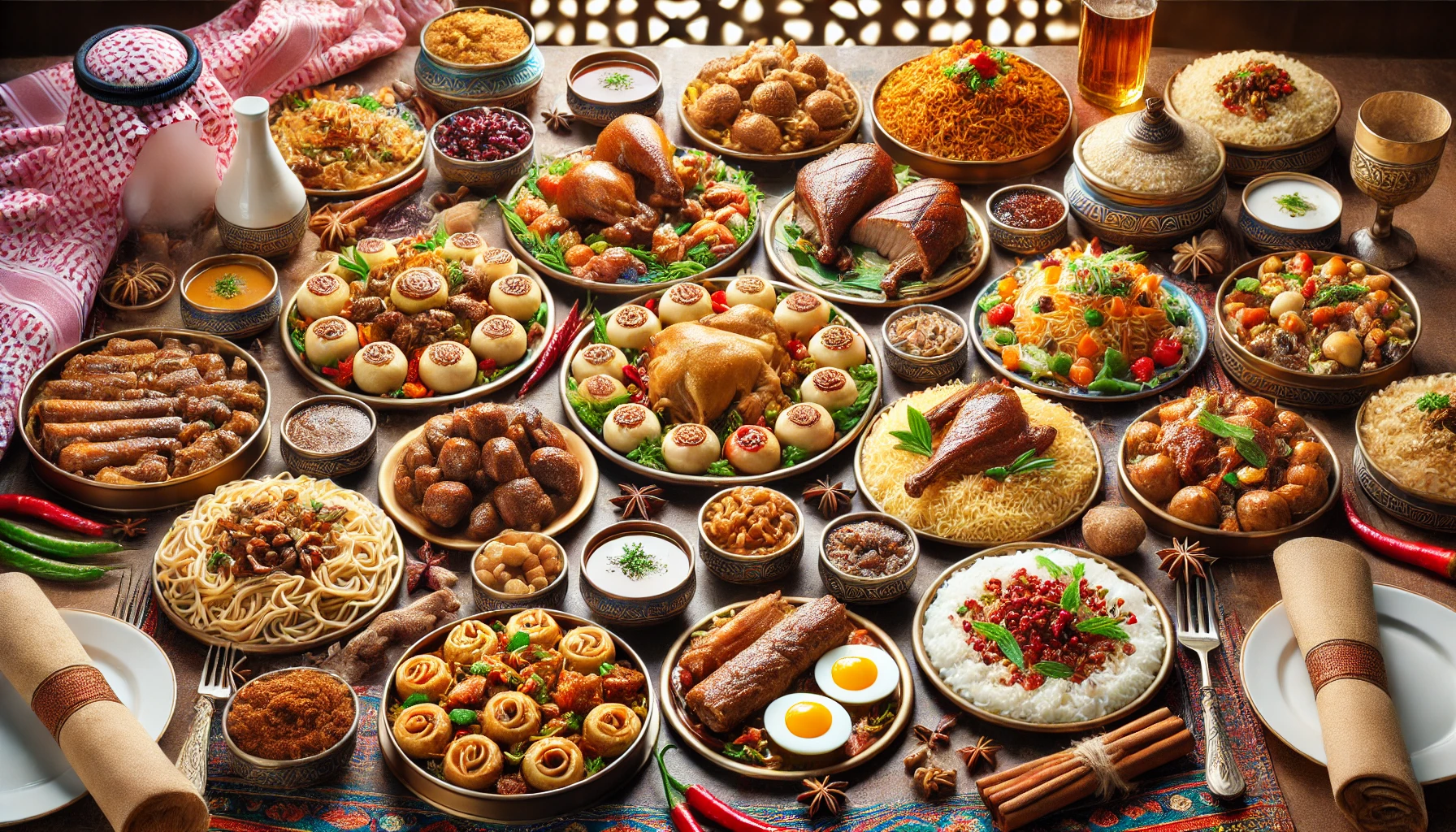 سفرة إفطار سعودية