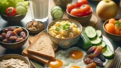 وجبات السحور المتوازنة