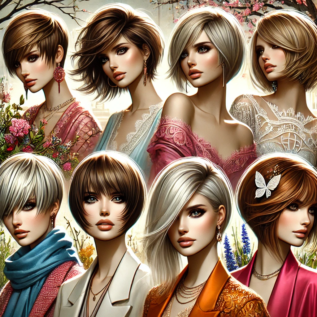 قصات شعر ربيع 2025