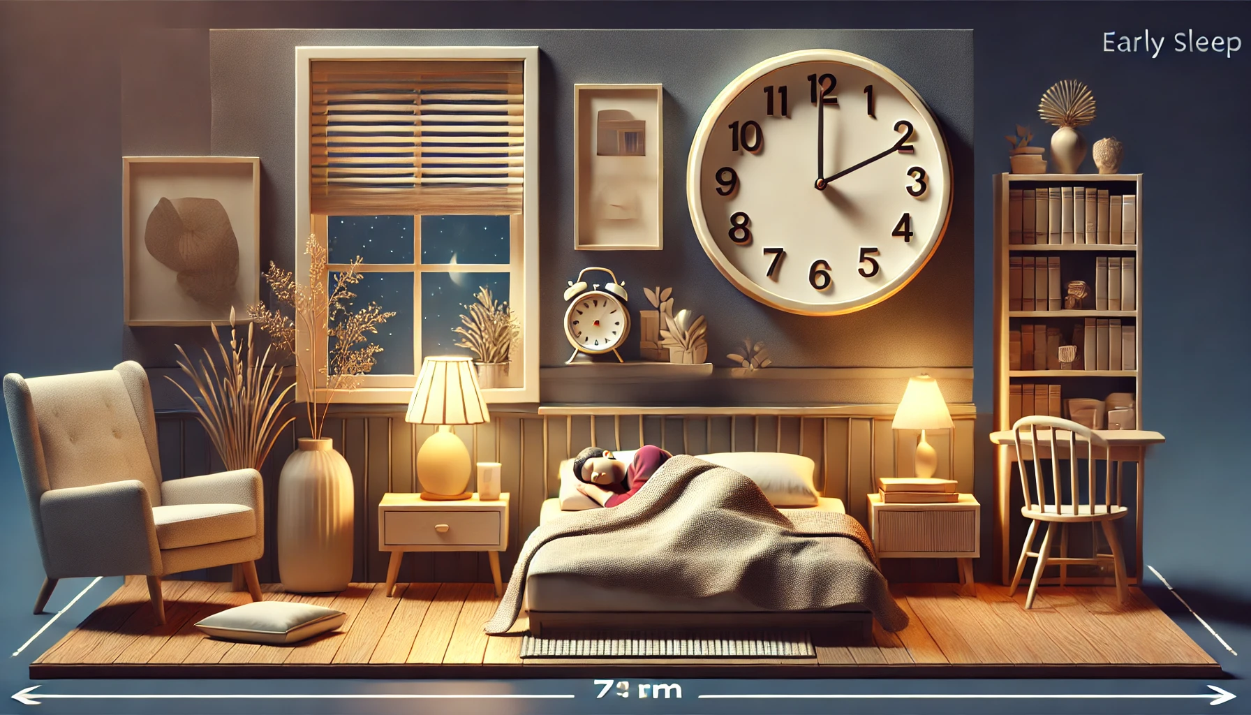النوم مبكراً