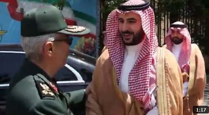 وزير الدافع السعودي- ايران