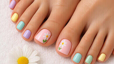 موضة بديكير 2025