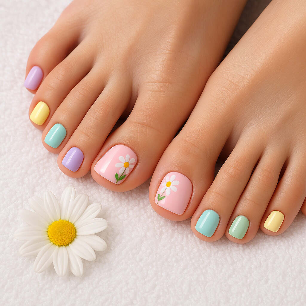 موضة بديكير 2025