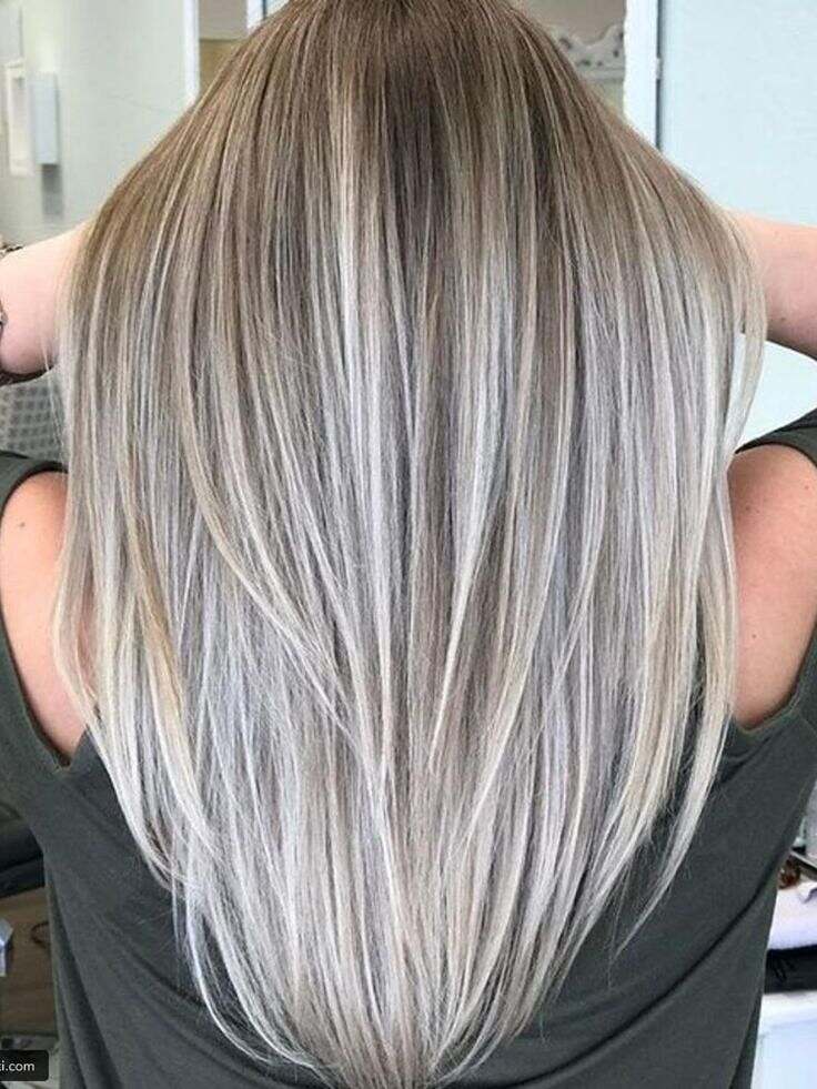 صبغة الشعر باللون الرمادي بالخطوات