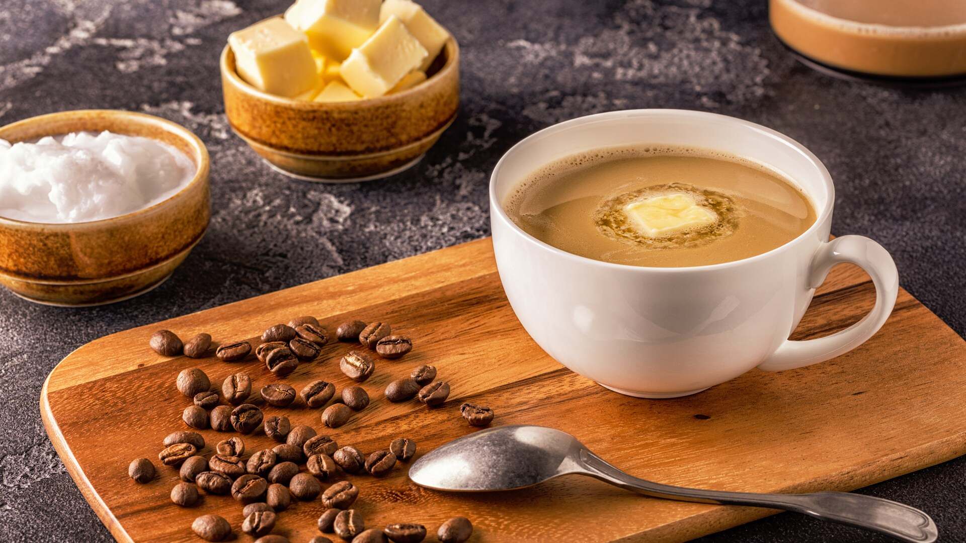 القهوة مع الطعام