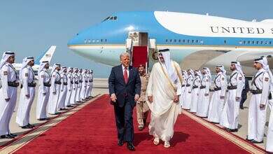 تميم بن حمد وترامب
