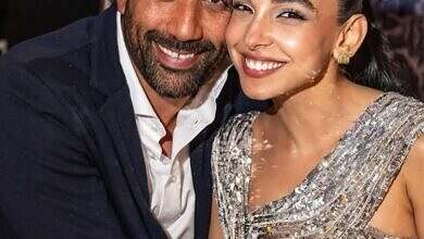 سلمى أبو ضيف وزوجها