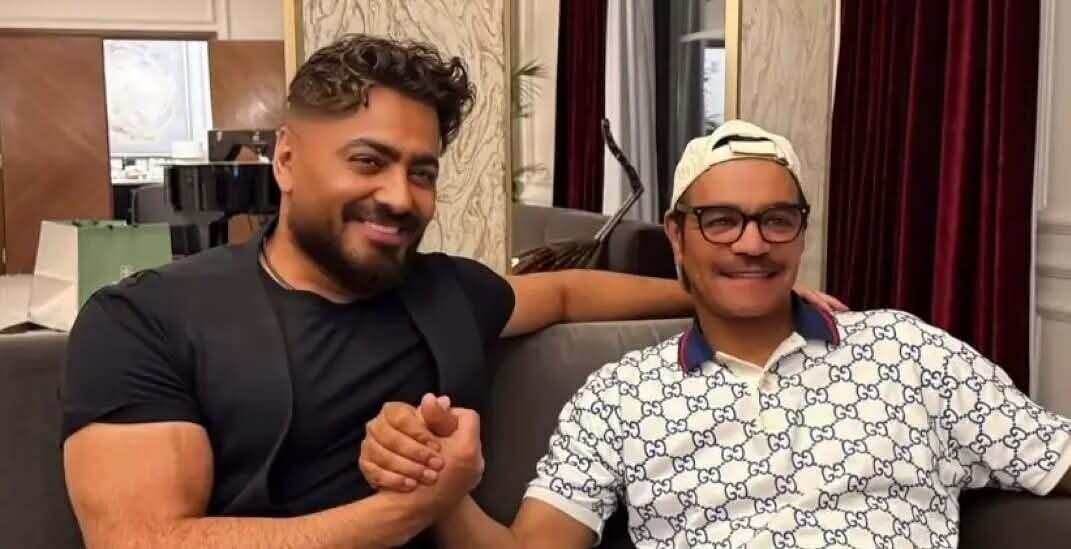 رابح صقر وتامر حسني