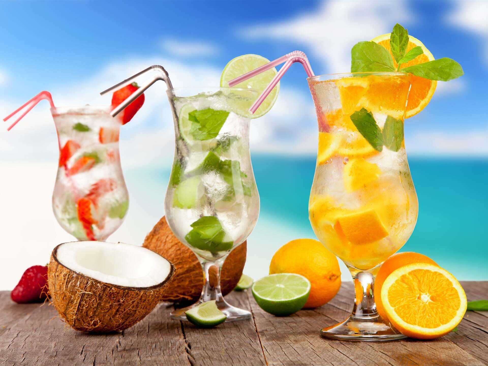 مشروبات ترطيب في الصيف