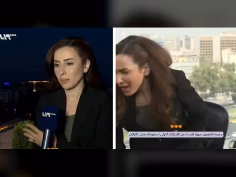 بالفيديو.. مذيعة سورية تعلق بعد الغارة الإسرائيلية: "رعب لا يوصف… كنت على الهواء مباشرة"