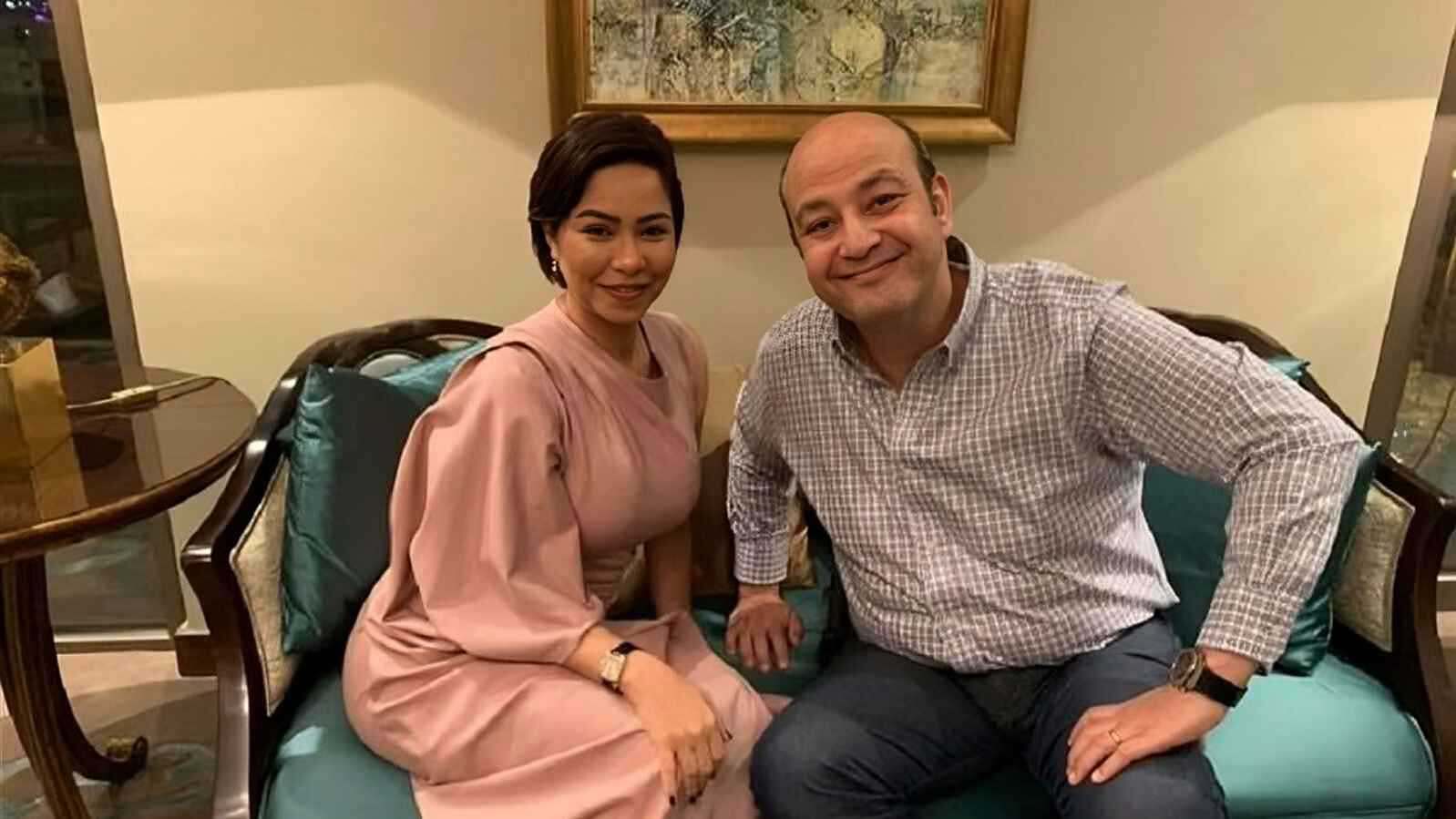 شيرين عبدالوهاب وعمر أديب