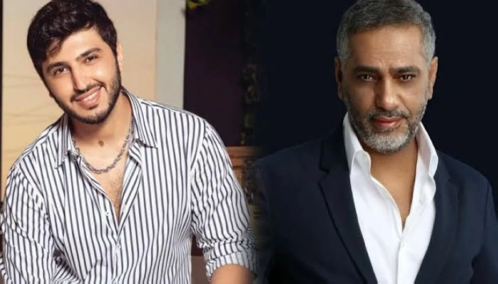 فضل شاكر وإبنه