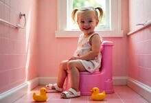 تدريب الطفل على الحمام
