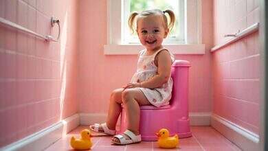 تدريب الطفل على الحمام