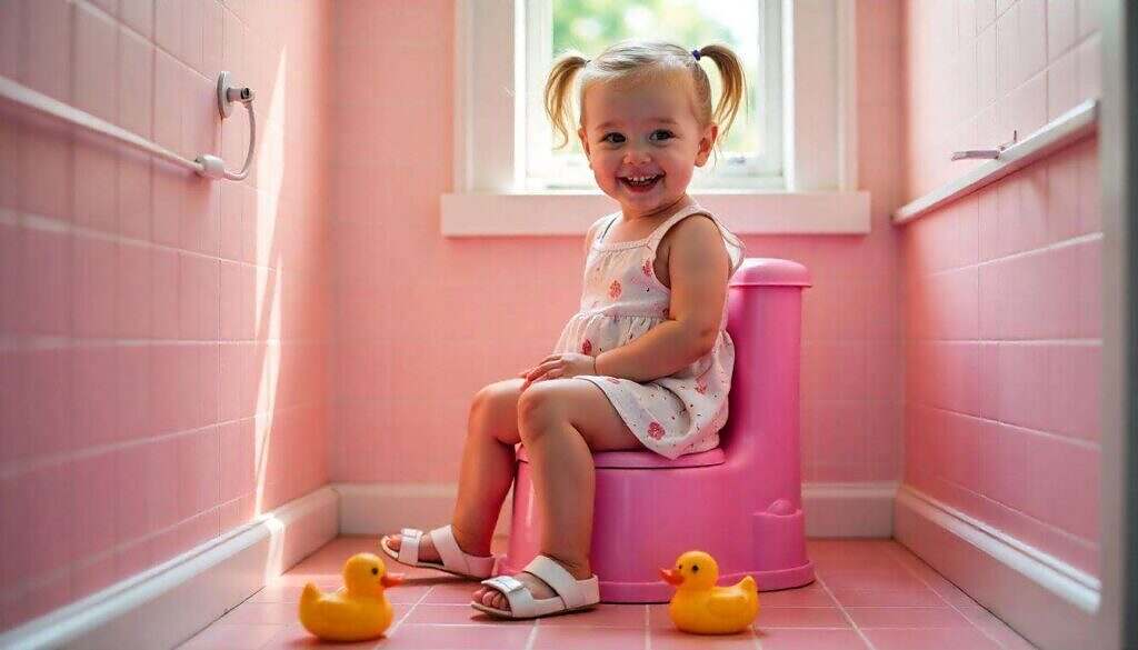 تدريب الطفل على الحمام