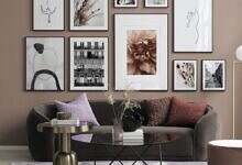 لوحات مميزة لغرفة معيشة عصرية وأنيقة