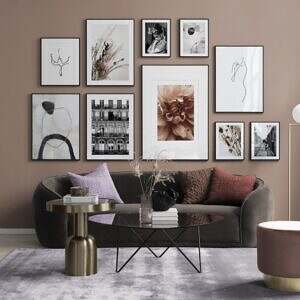 لوحات مميزة لغرفة معيشة عصرية وأنيقة