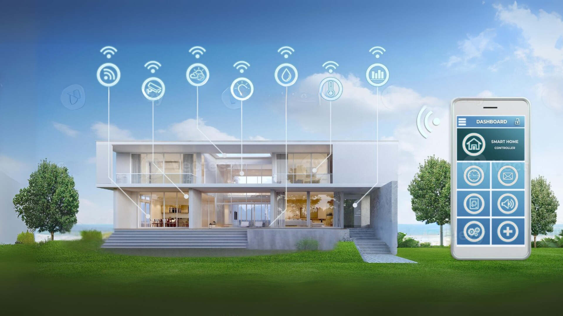 البيوت الذكية