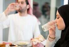 الصائم وشرب الماء