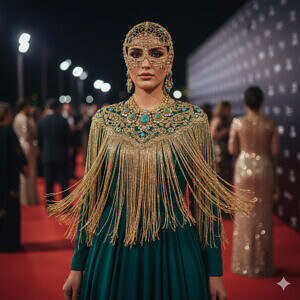 من التراث إلى "التريند".. كيف أعاد البرقع والمجوهرات الشعبية احتلال السجادة الحمراء؟