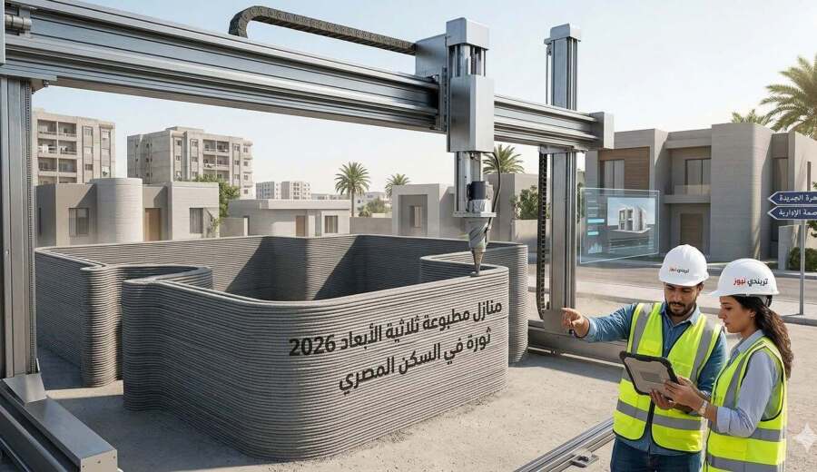 بناء منازل بالطباعة ثلاثية الأبعاد