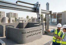 بناء منازل بالطباعة ثلاثية الأبعاد