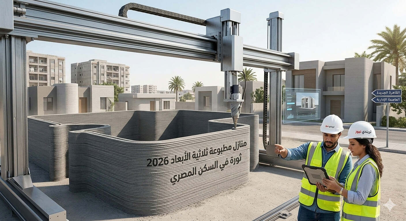 بناء منازل بالطباعة ثلاثية الأبعاد